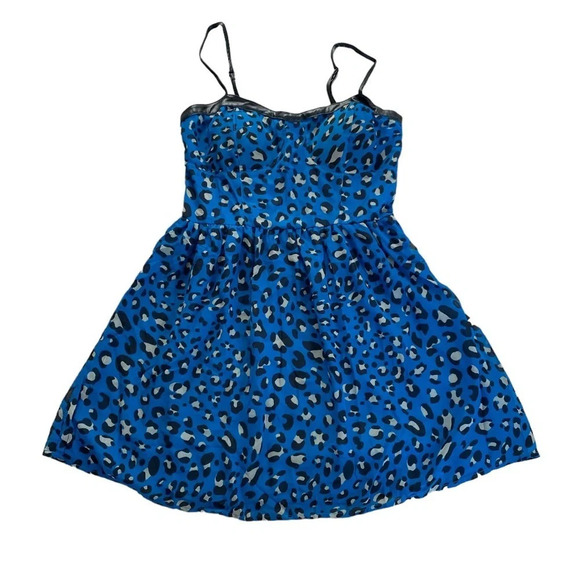 Nine Bird Blue & black mini w/ faux leather Size Medium - Picture 3 of 10